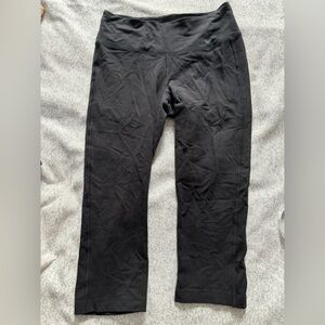 Nike Black running cropped leggings sz Sm with hidden pocket